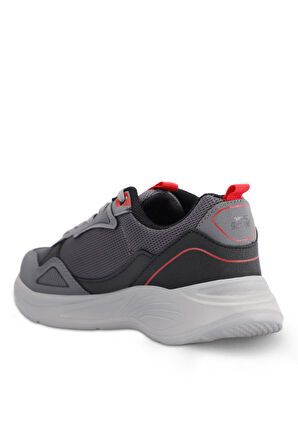 Slazenger GAIN GA Sneaker Erkek Ayakkabı Koyu Gri / Siyah