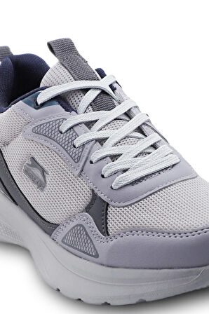 Slazenger GAIN GA Sneaker Erkek Ayakkabı Gri / Koyu Gri