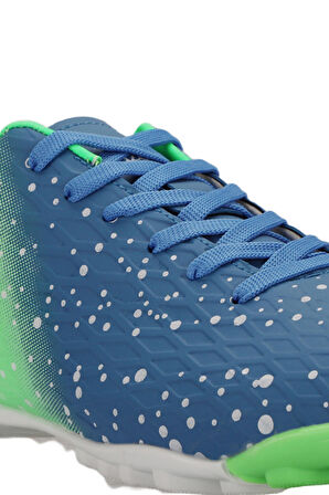 Slazenger HANIA HS Erkek Halı Saha Saks Mavi Futbol Ayakkabısı