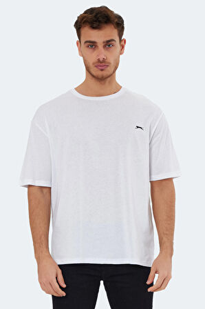 Slazenger KAISER Erkek T-Shirt Beyaz