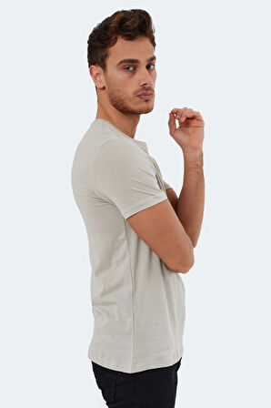 Slazenger KAURI IN Erkek  Taş Gri Tişört