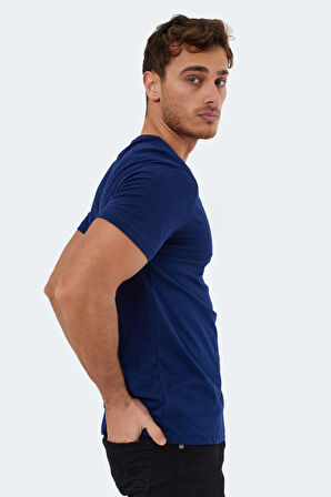 Slazenger KAURI IN Erkek  Lacivert Tişört