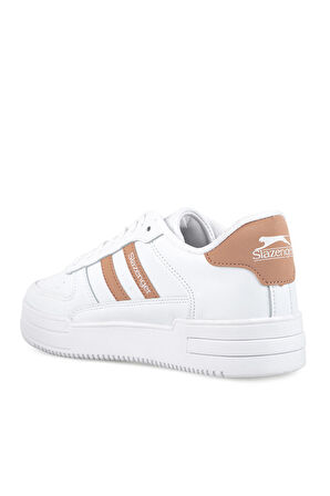 Slazenger CAMP IN Sneaker Kadın Ayakkabı Beyaz / Somon