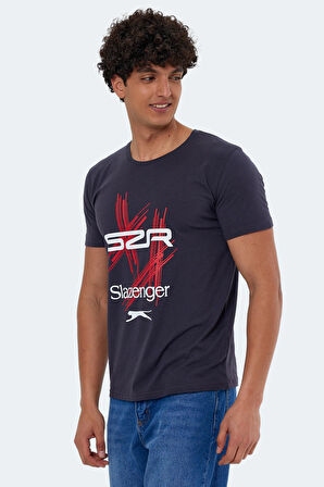 Slazenger KASUR Erkek Kısa Kol T-Shirt Antrasit