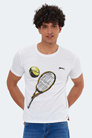 Slazenger KATONS Erkek  Beyaz Tişört