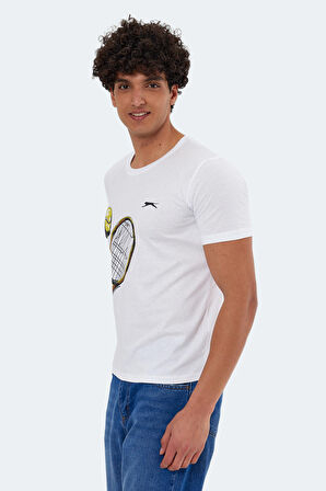 Slazenger KATONS Erkek  Beyaz Tişört
