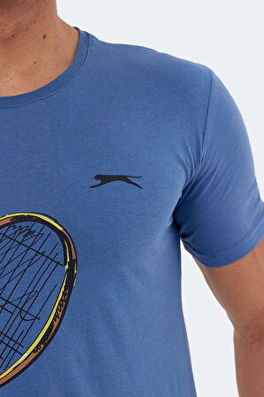 Slazenger KATONS Erkek  Indigo Tişört