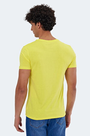 Slazenger KATELL Erkek Kısa Kol T-Shirt Sarı