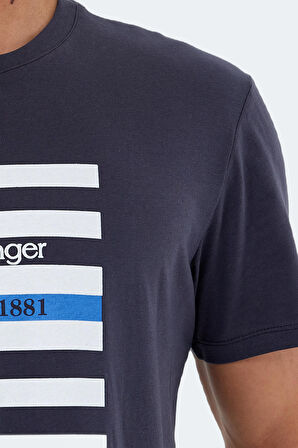 Slazenger KATELL OVER Erkek Kısa Kol T-Shirt Antrasit