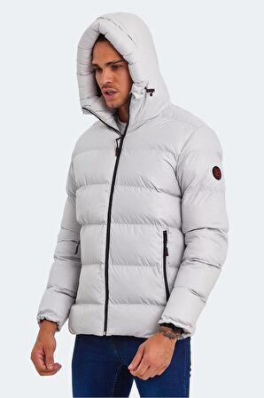 Slazenger Erkek Mont Gri Mont HANK Erkek Mont & Kaban Taş Gri ST22JE001-280