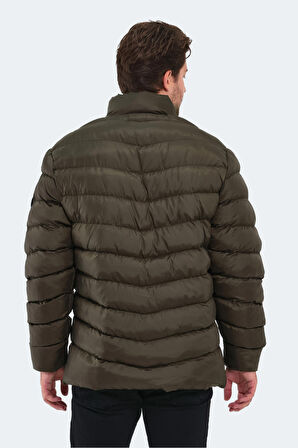 Slazenger HEAR IN Erkek Şişme Haki Mont & Kaban