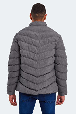 Slazenger HEAD NEW IN Erkek Şişme Koyu Gri Mont & Kaban