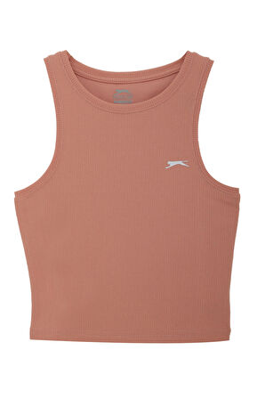 Slazenger KAIDENA Kadın Kolsuz T-Shirt Somon