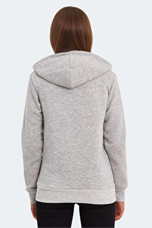 Slazenger KESHIAN Kadın Sweatshirt Gri