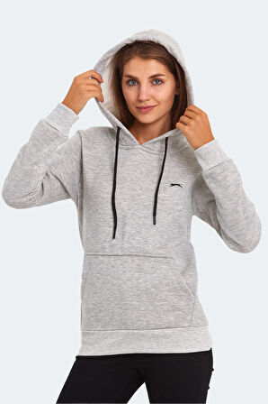 Slazenger KESHIAN Kadın Sweatshirt Gri