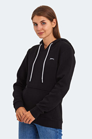 Slazenger KESHIAN Kadın Sweatshirt Siyah