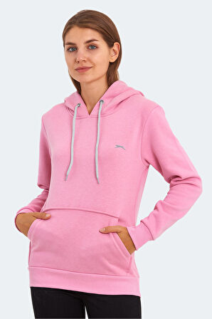 Slazenger KESHIAN Kadı  Sweatshirt Fuşya