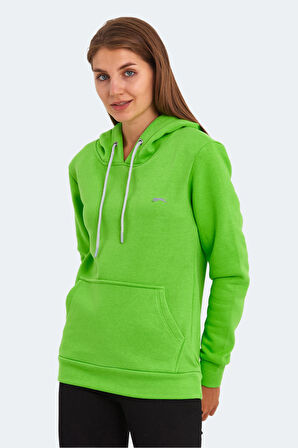 Slazenger KESHIAN Kadın Sweatshirt Yeşil