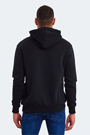 Slazenger KEANS IN Erkek Kapüşonlu Cepli Lacivert Sweatshirt