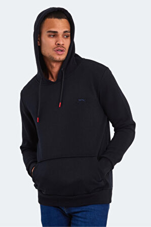 Slazenger KEANS IN Erkek Kapüşonlu Cepli Lacivert Sweatshirt