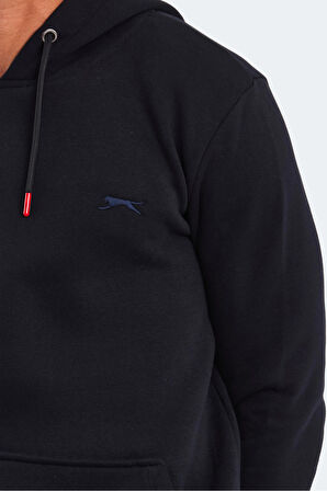 Slazenger KEANS IN Erkek Kapüşonlu Cepli Lacivert Sweatshirt