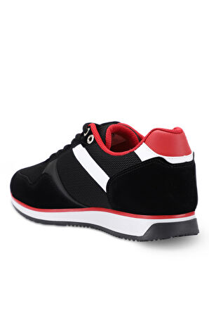 Slazenger OLIVIERA I Sneaker Erkek Ayakkabı Siyah / Kırmızı