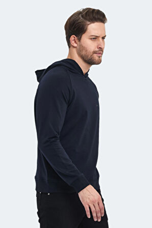 Slazenger KICKER IN Erkek  Lacivert Sweatshirt