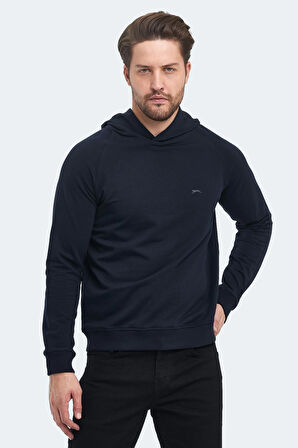 Slazenger KICKER IN Erkek  Lacivert Sweatshirt