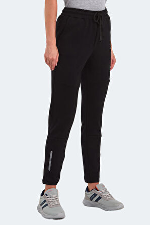 Slazenger KHALI I Kadın  Siyah Eşofman Altı