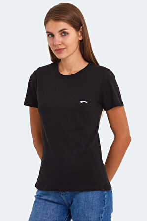 Slazenger KORNELI I Kadın T-Shirt Siyah