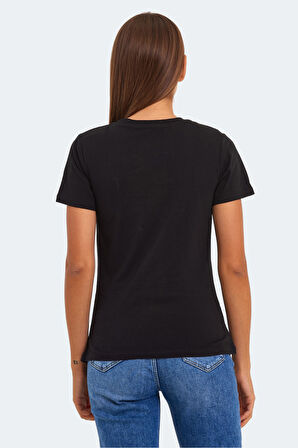Slazenger KORNELI I Kadın T-Shirt Siyah