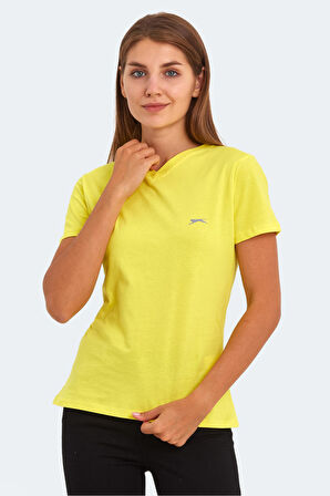 Slazenger KRISTEN I Kadın T-Shirt Sarı