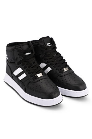 Slazenger DAPHNE HIGH Sneaker Erkek Ayakkabı Siyah / Beyaz