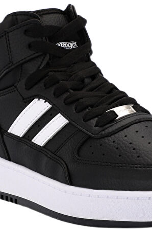 Slazenger DAPHNE HIGH Sneaker Erkek Ayakkabı Siyah / Beyaz