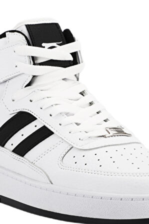 Slazenger DAPHNE HIGH Sneaker Erkek Ayakkabı Beyaz / Siyah