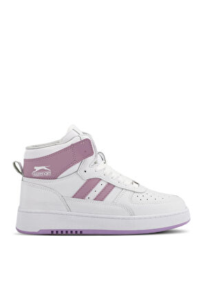 Slazenger DAPHNE HIGH Sneaker Kadın Ayakkabı Beyaz / Mor