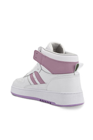 Slazenger DAPHNE HIGH Sneaker Kadın Ayakkabı Beyaz / Mor