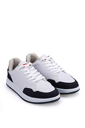 Slazenger PAIR I Sneaker Kadın Ayakkabı Beyaz / Lacivert / Kırmızı