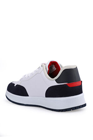 Slazenger PAIR I Sneaker Kadın Ayakkabı Beyaz / Lacivert / Kırmızı