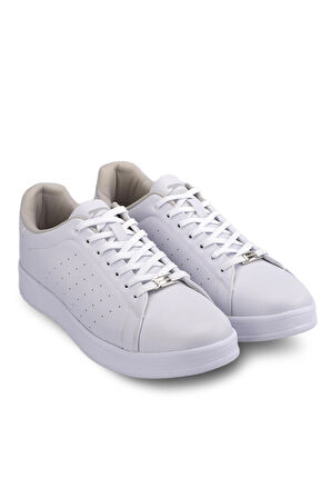 Slazenger PIANO I Büyük Beden Sneaker Erkek Ayakkabı Beyaz