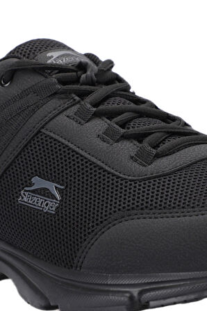 Slazenger PLANE I Büyük Beden Sneaker Erkek Ayakkabı Siyah