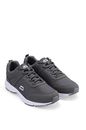 Slazenger PLANE I Büyük Beden Sneaker Erkek Ayakkabı Koyu Gri