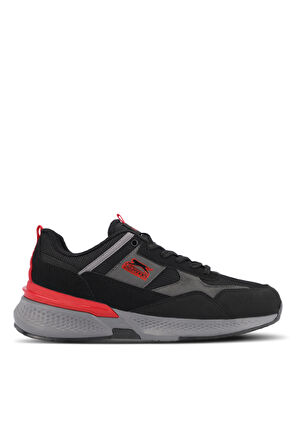 Slazenger POSTMAN I Sneaker Erkek Ayakkabı Siyah / Kırmızı