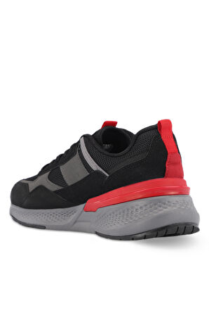 Slazenger POSTMAN I Sneaker Erkek Ayakkabı Siyah / Kırmızı
