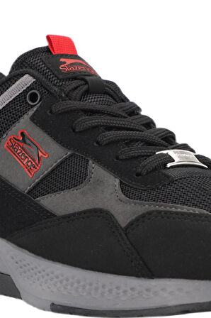 Slazenger POSTMAN I Sneaker Erkek Ayakkabı Siyah / Kırmızı