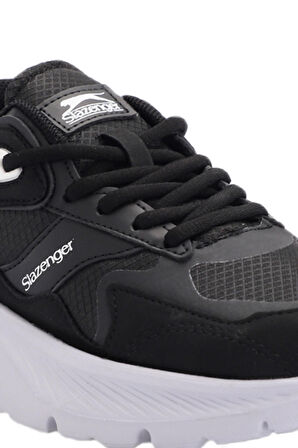 Slazenger POEM I Kadın  Siyah / Beyaz Koşu & Yürüyüş Spor Ayakkabısı