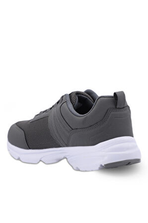 Slazenger PLANE Büyük Beden Sneaker Erkek Ayakkabı Koyu Gri / Beyaz