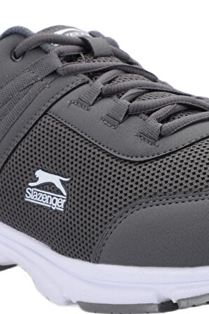 Slazenger PLANE Büyük Beden Sneaker Erkek Ayakkabı Koyu Gri / Beyaz