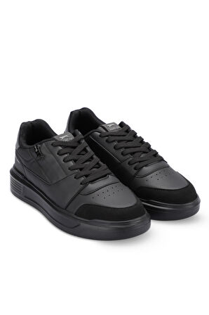 Slazenger LABEL Sneaker Erkek Ayakkabı Siyah / Siyah
