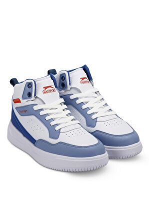 Slazenger LALI IN Erkek  Beyaz / Saks Mavi Günlük Spor Ayakkabısı